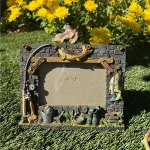 Vintage Cedar Key Sportsman Fish Fishing Photo Frame Fits 4"x6" or 5"x7" Photo